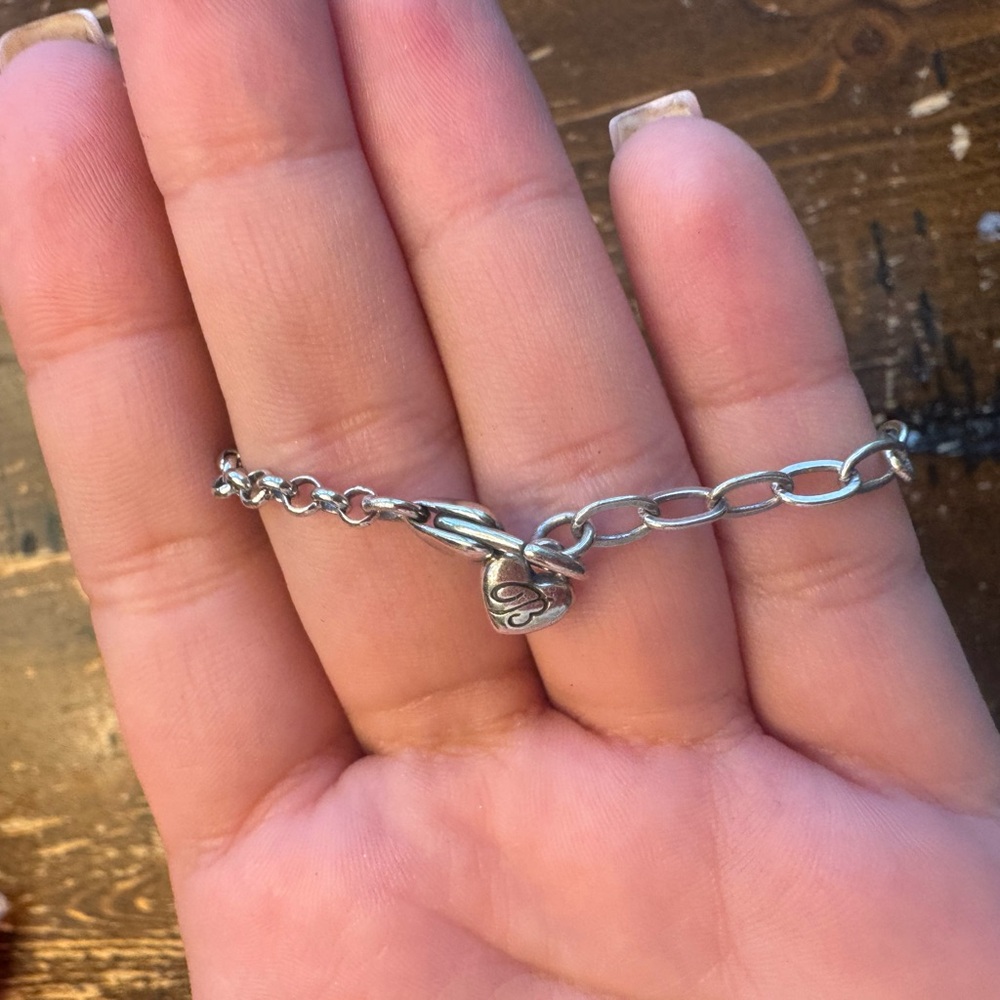 Brighton Silver Butterfly Necklace with Turquoise Beads real silver - Picture 5 of 5